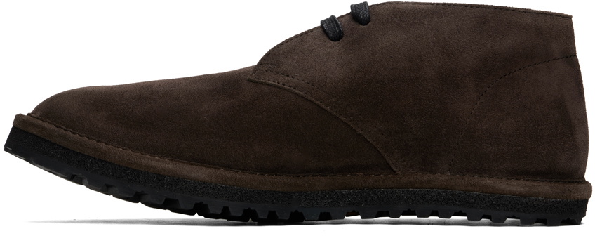 Dries Van Noten Brown Suede Desert Boots