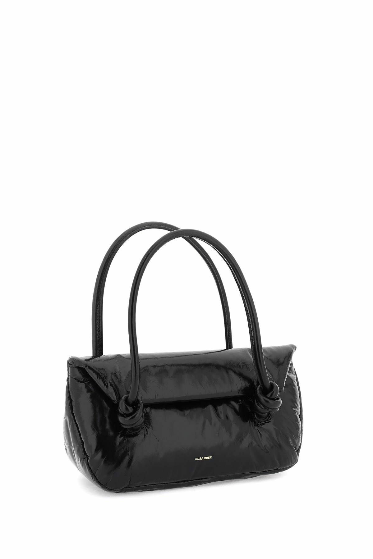バッグ jil sander patent leather shoulder bag JIL SANDER patent leather small shoulder bag Black Jil Sander