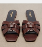 Saint Laurent Tribute leather sandals