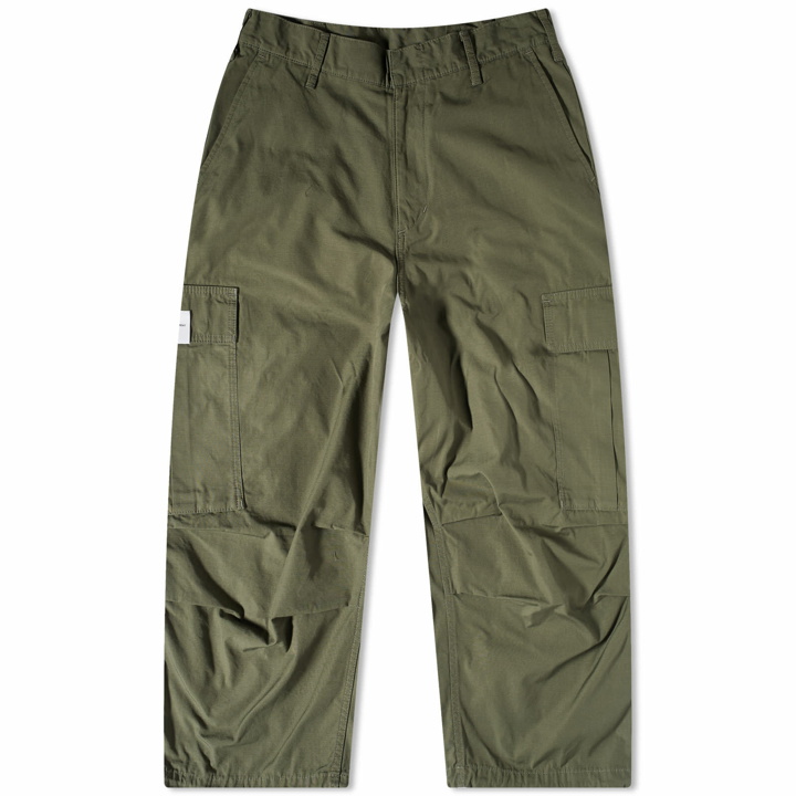 Photo: Neighborhood Men's Wide Cargo Pant in Olive Drab