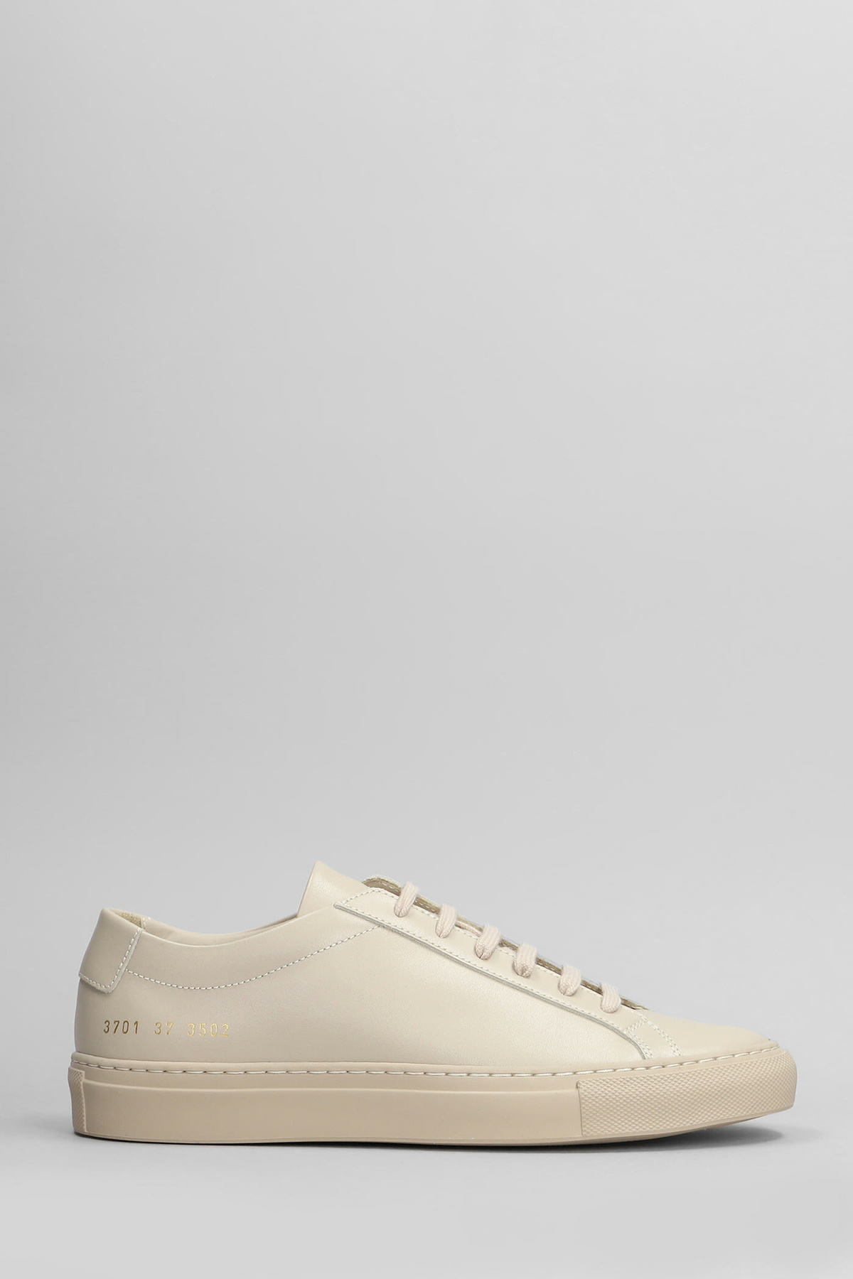 Common Projects Original Achilles Sneakers In Beige Leather