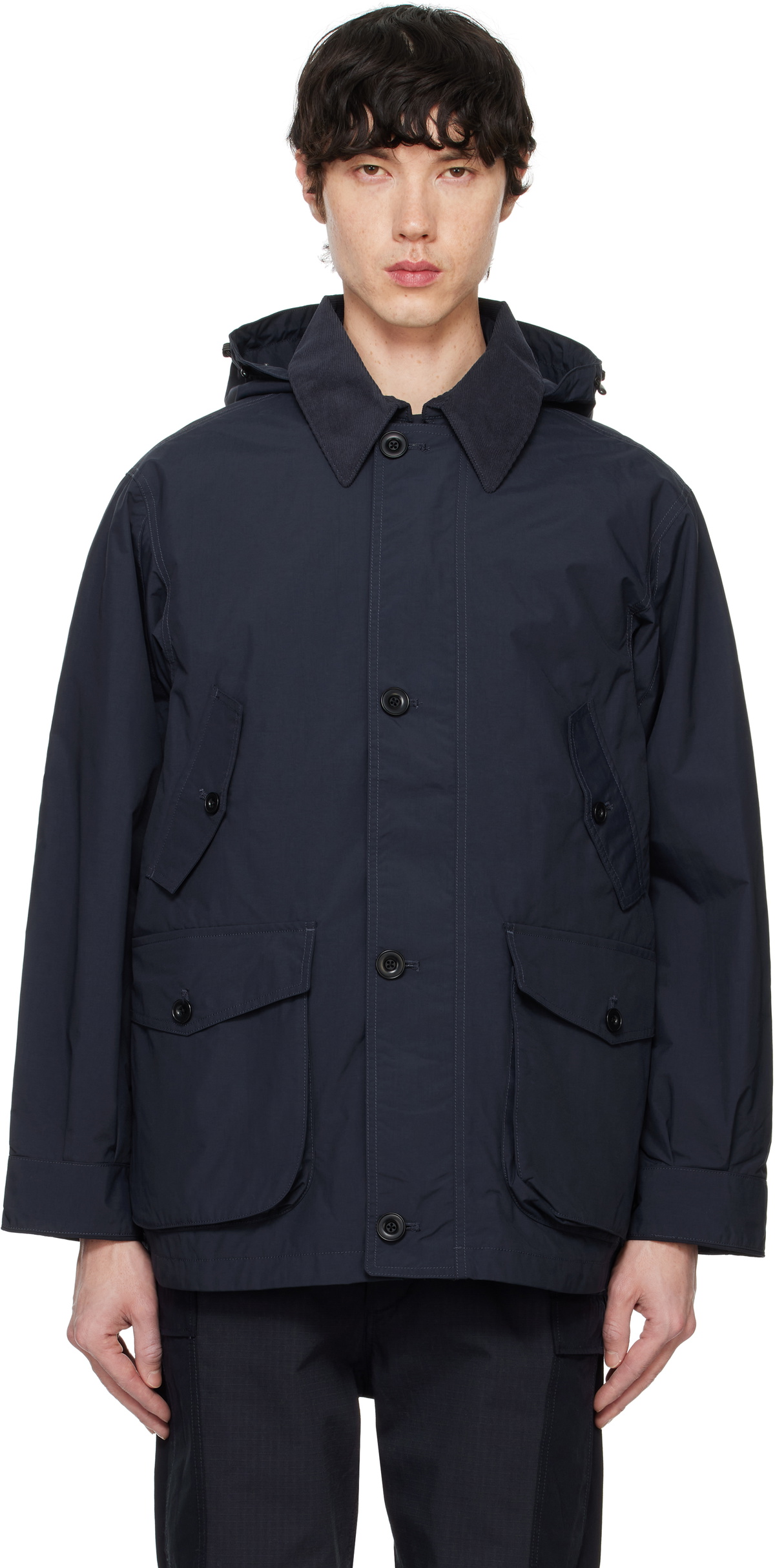 nanamica Navy 2L PERTEX UNLIMITED Field Jacket Nanamica
