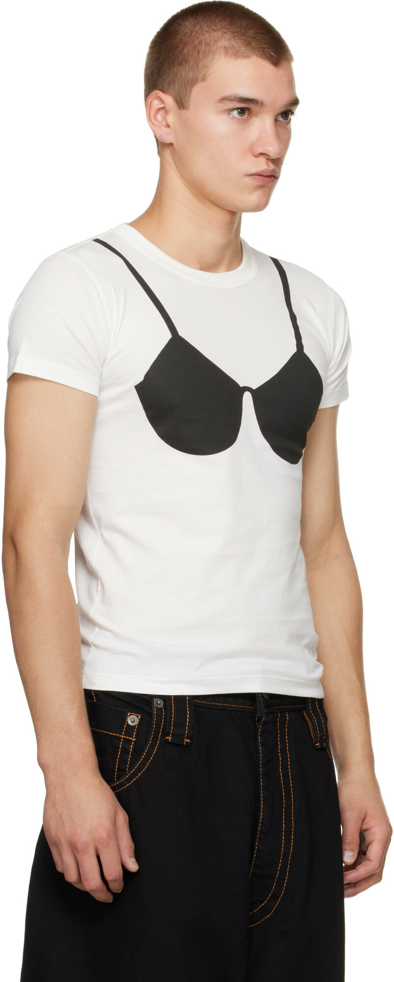 VAQUERA White Bra T-Shirt