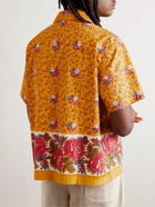 BODE - Blooming Border Printed Cotton-Poplin Shirt - Yellow