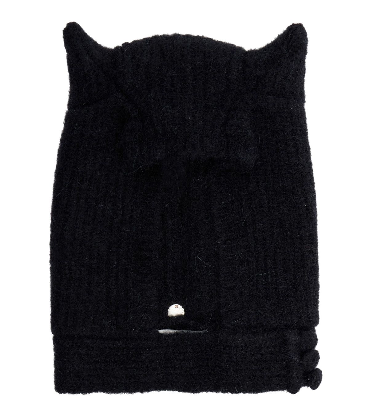 Coperni Black Knitted Horn Beanie Coperni Coperni Black Knitted Horn Beanie Coperni