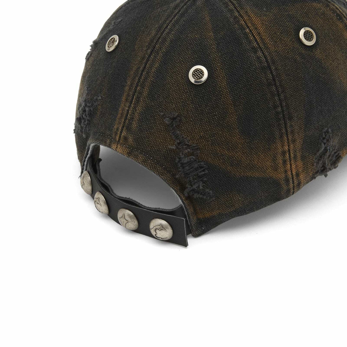 Thug Club Men's Faded Cap in Rust Black 