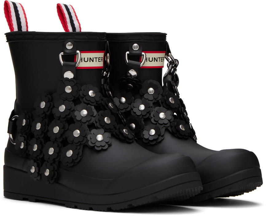 Noir Kei Ninomiya Black Hunter Edition Rubber Boots