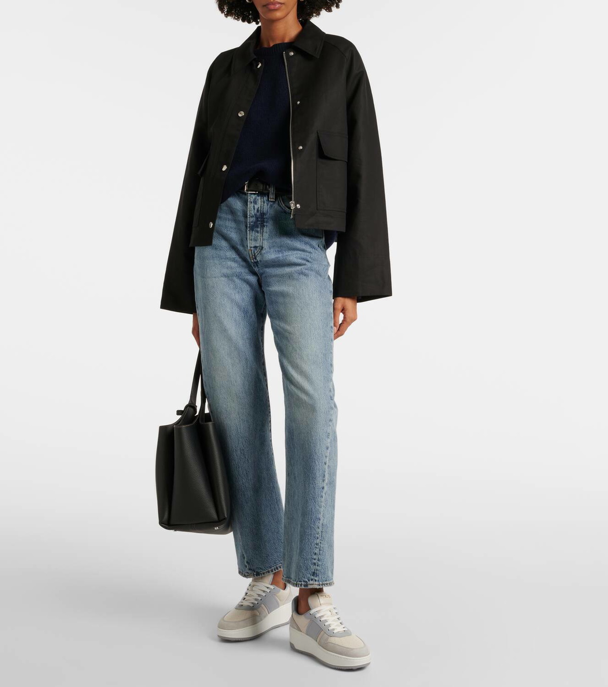 Tod'S Fabric and Leather Sneakers