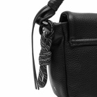 F/CE. Women's Tech Leather Mini Pouch Bag in Black 