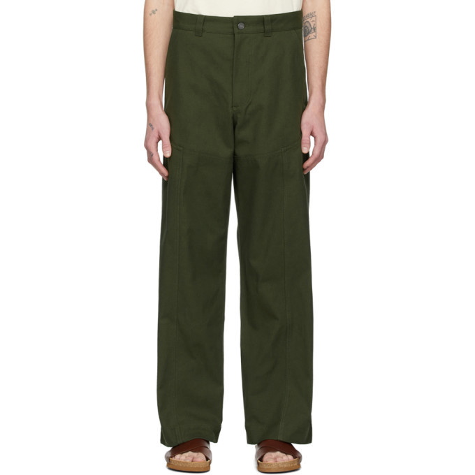 Photo: Jacquemus Khaki Le Pantalon Terraio Trousers