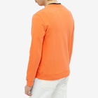 A.P.C. Men's Rufus Embroidered Logo Crew Sweat in Coral