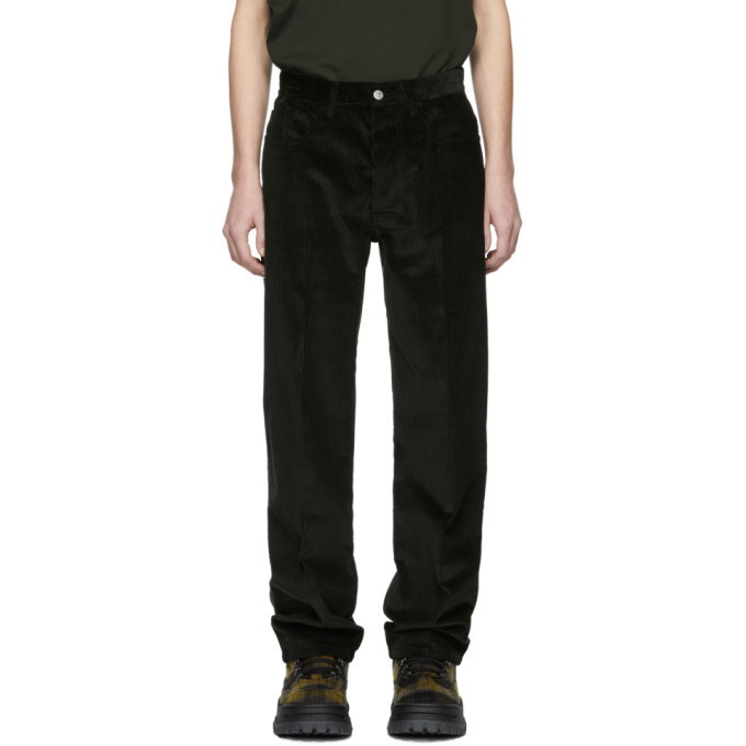 Photo: Kenzo Green Corduroy Memento Straight-Cut Trousers