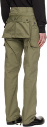 RRL Green Herringbone Field Cargo Pants