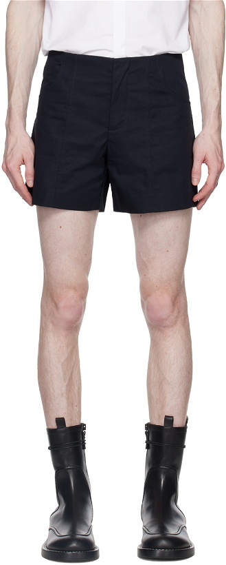 Photo: K.NGSLEY SSENSE Exclusive Navy Akers Shorts