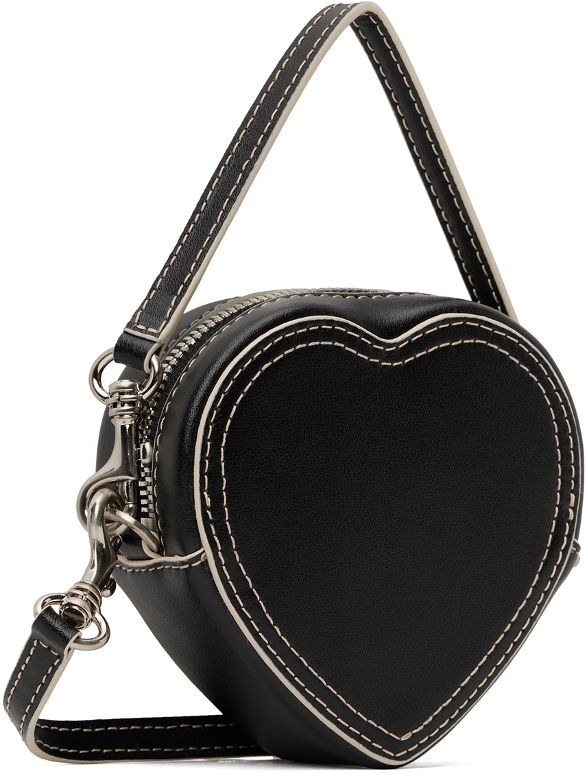 Marge Sherwood Black Heart Pouch Marge Sherwood