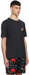 WACKO MARIA Black Cotton T-Shirt