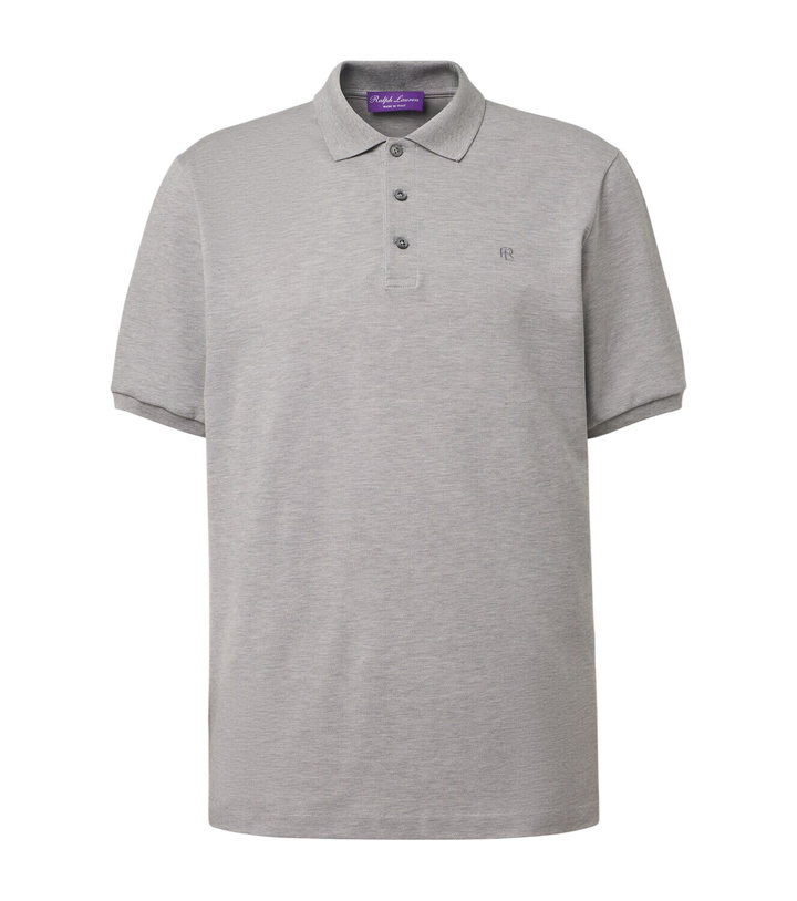 Photo: Ralph Lauren Purple Label Cotton piqué polo shirt