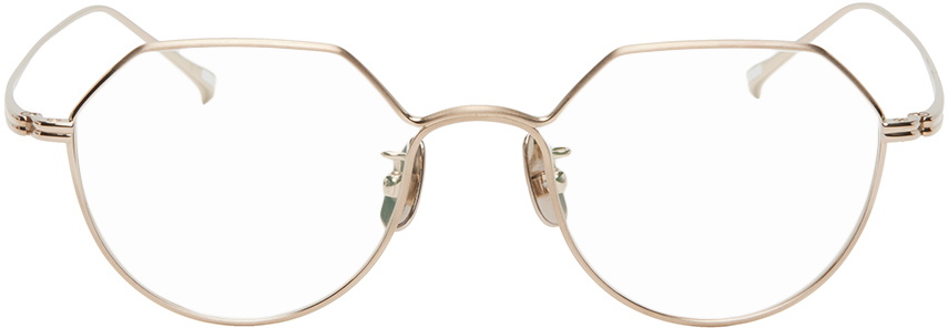 YUICHI TOYAMA. Gold Ludwig Glasses