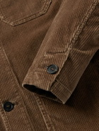 Incotex - Cotton-Blend Corduroy Chore Jacket - Brown