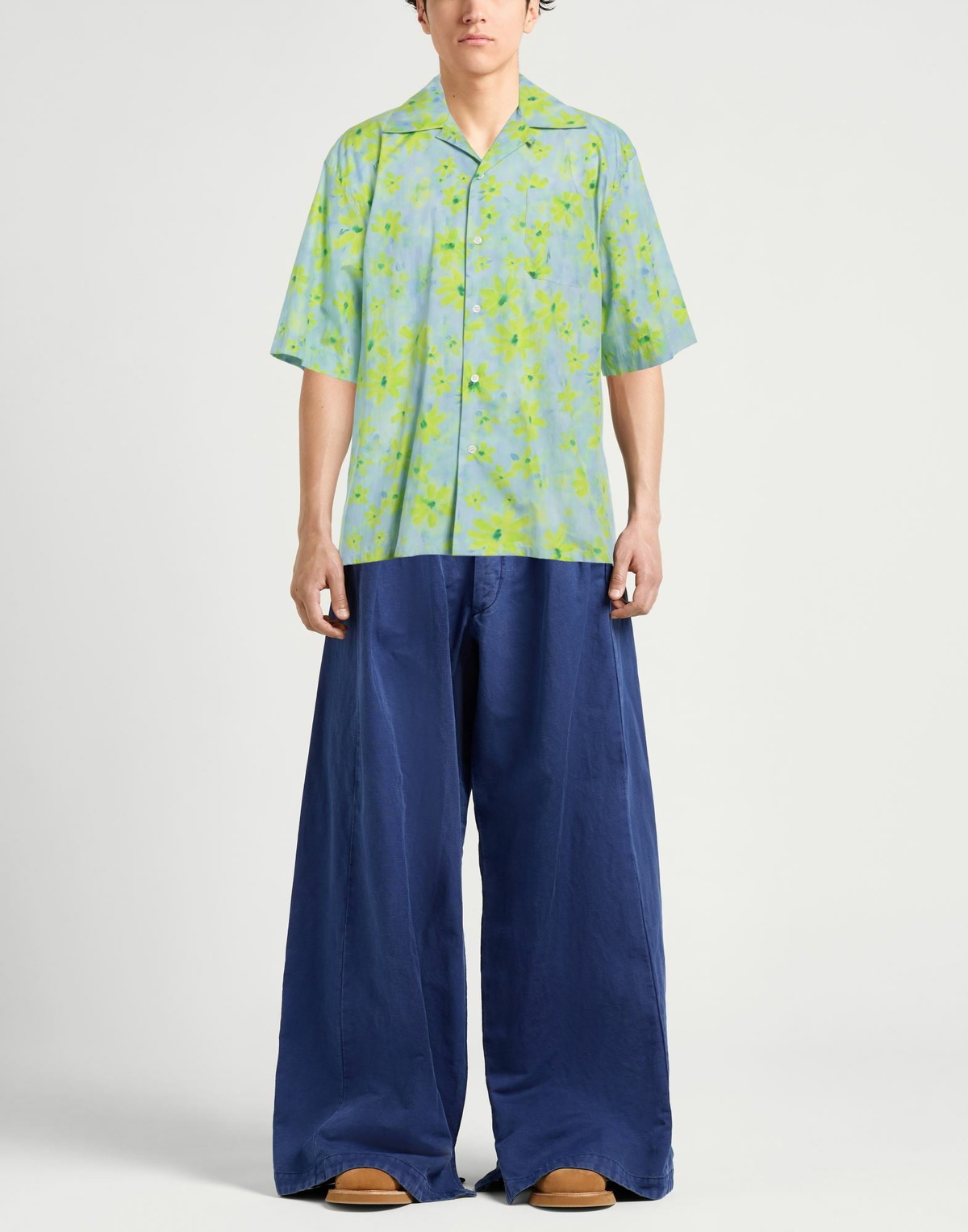 Marni Mens Shirt Lime in Green