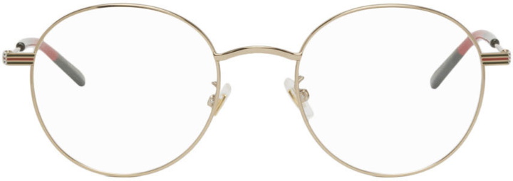 Photo: Gucci Gold Oval Glasses