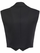 ALEXANDER MCQUEEN Pinstripe Wool Vest