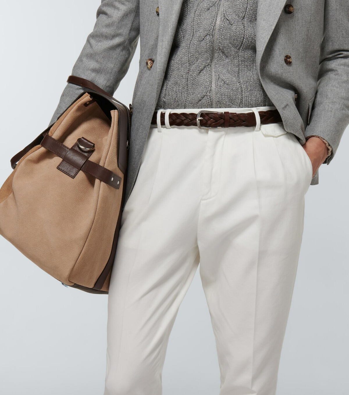 brunello cucinelli men's belt