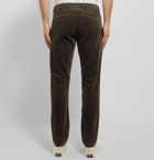 NN07 - Tapered Cotton-Blend Corduroy Trousers - Brown