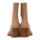 Maison Margiela Beige Mid Heel Tabi Boots