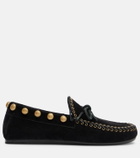 Isabel Marant Fitza studded suede loafers