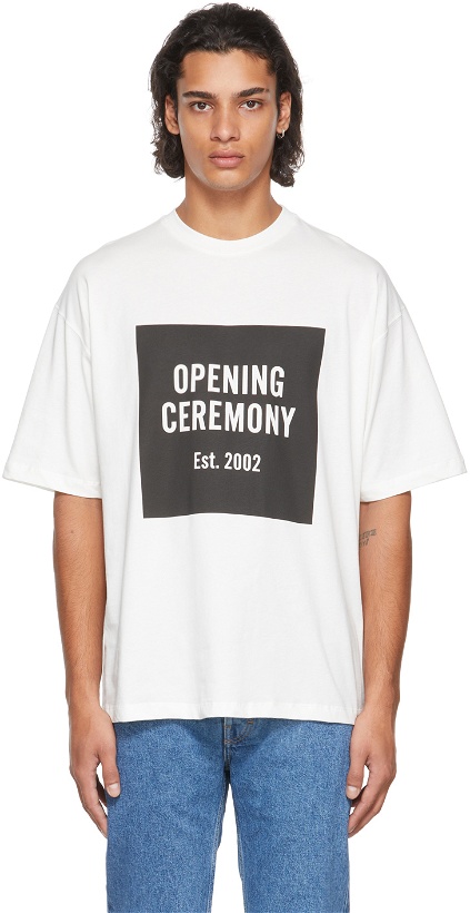 Photo: Opening Ceremony White Box Logo T-Shirt