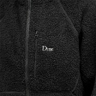Dime Men's Polar Fleece Sherpa Jacket in Black