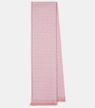 Ferragamo Fringed logo wool scarf