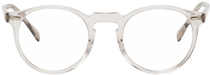Photo: Oliver Peoples Transparent Gregory Peck Glasses
