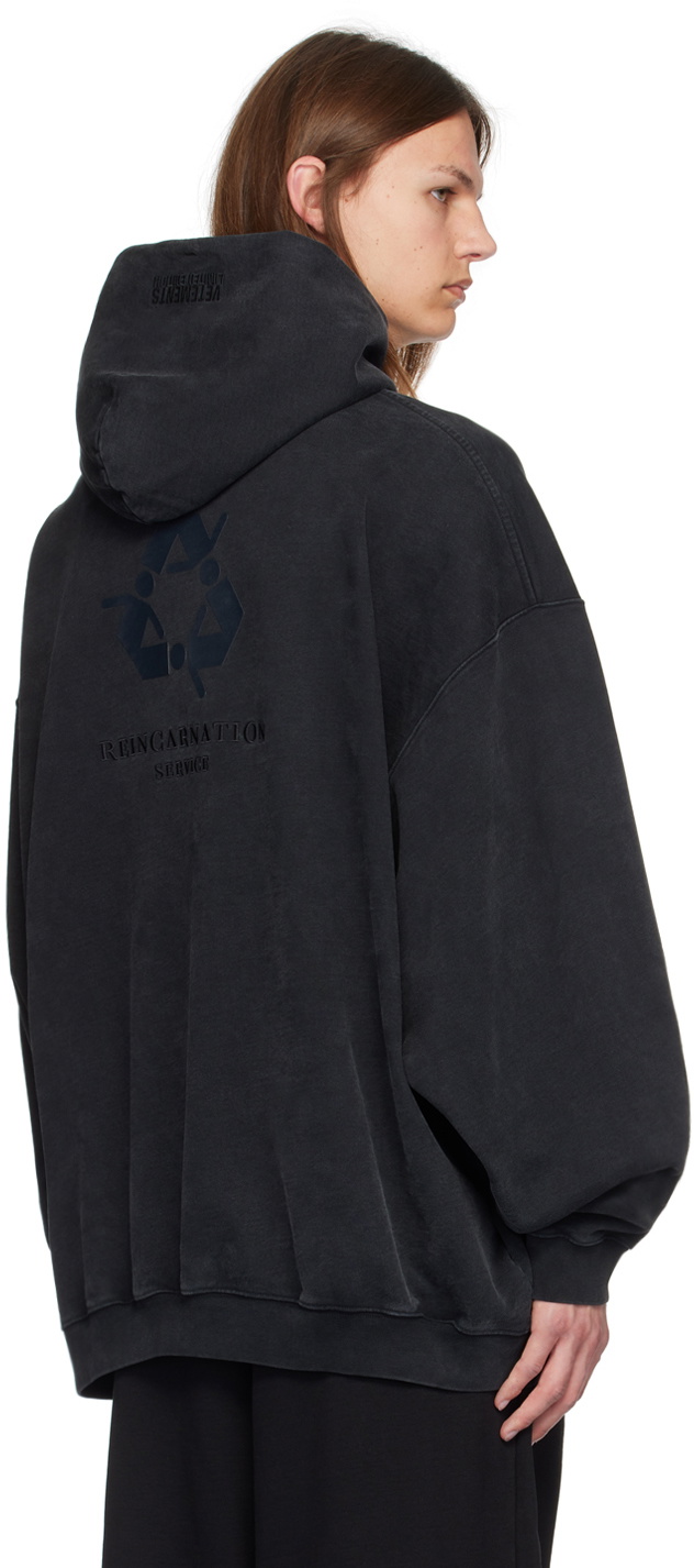 VETEMENTS☆関税込☆ブラック I'm Not Doing Shit Todayフーディ VETEMENTS Black 'I'm Not Doing Shit Today' Hoodie Vetements
