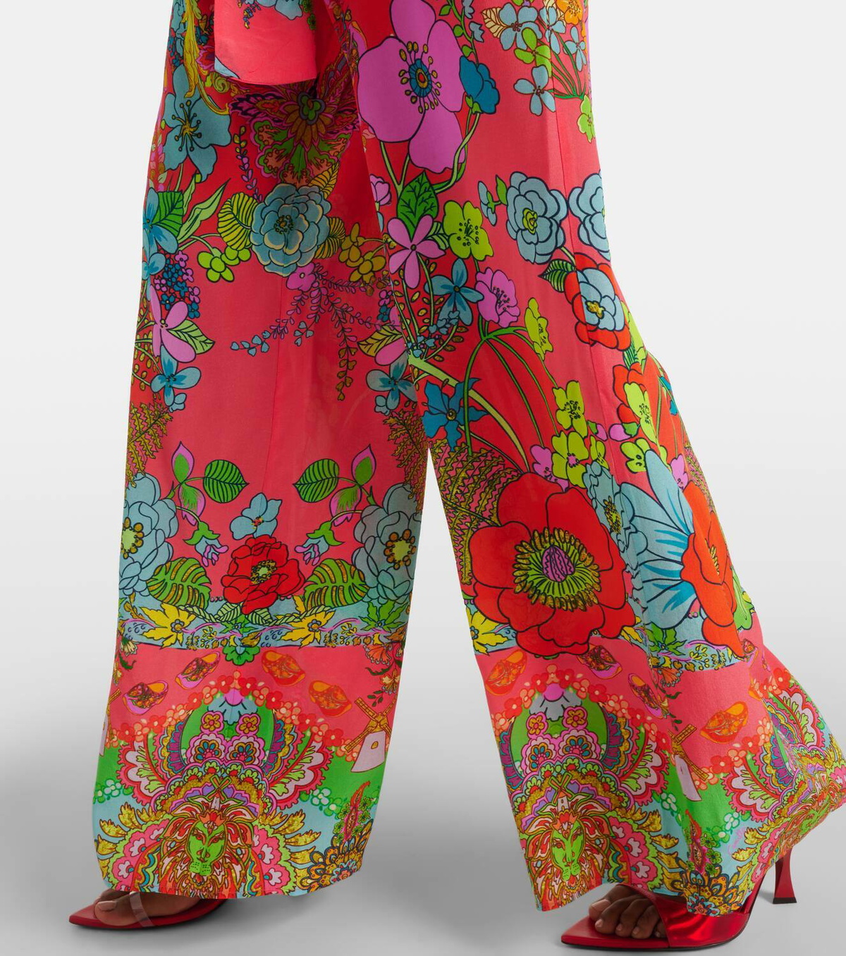 Camilla Windmills and Windflowers floral silk jumpsuit