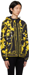 Versace Jeans Couture Black & Yellow Chain Couture Jacket