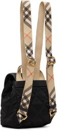 Burberry Black Mini Horseshoe Backpack​