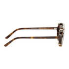 Han Kjobenhavn Tortoiseshell and Gold Clip-On Doc Sunglasses