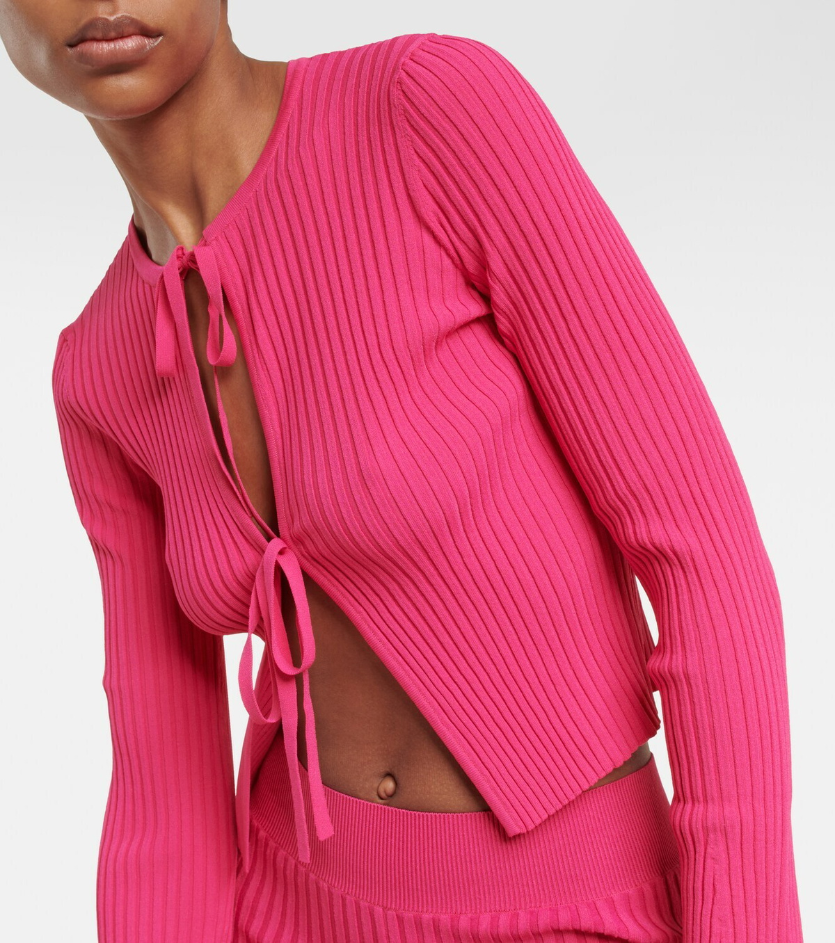 Live The Process - Juno tie-front top