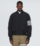 Thom Browne 4-Bar down bomber jacket