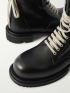 Rick Owens - Army Gabe Leather Boots - Black