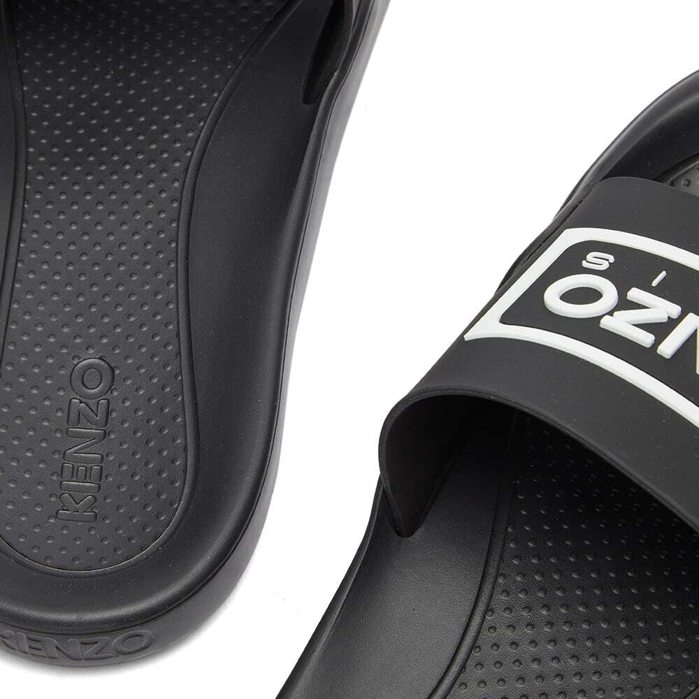 Kenzo Paris 'KENZO-Splash' プールスライド Black Kenzo Paris 'KENZO-Splash' Pool Slides by Kenzo on Sale