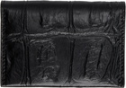 Acne Studios Black Folded Leather Card Holder