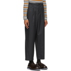 Marni Grey Tropical Wool Trousers