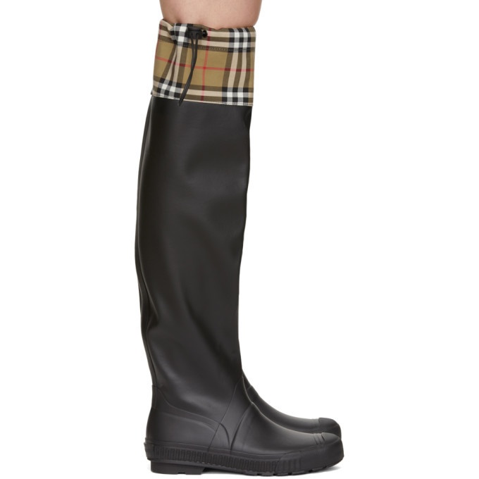 Brave the Rain in Style: Burberry Freddie Rain Boots