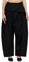 ISSEY MIYAKE Black Calligraph Trousers