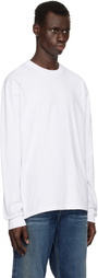 John Elliott White LS University T-shirt