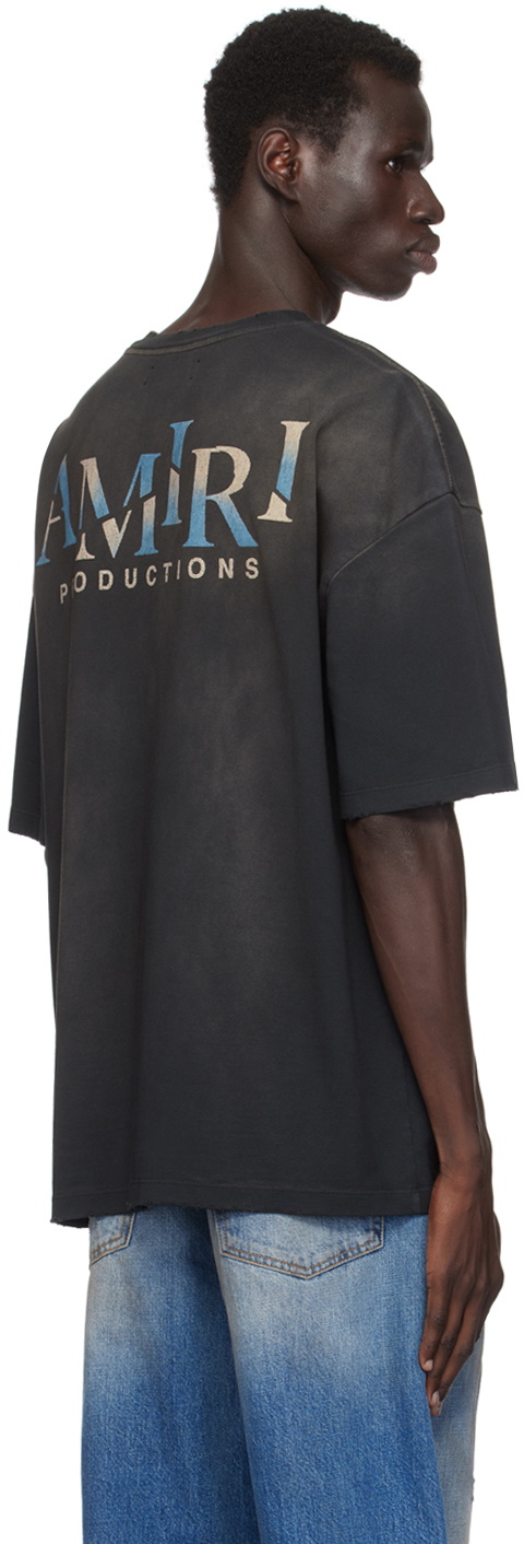 AMIRI Black Theatre Masks T-shirt Amiri