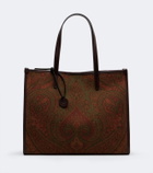 Etro Arnica Large coated canvas tote bag
